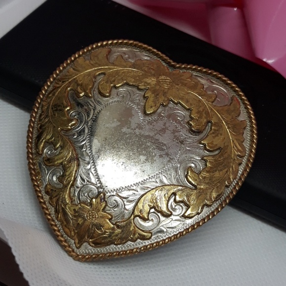 german silver belt buckle